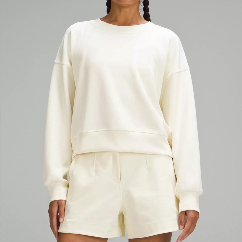 Lululemon softstreme perfectly oversized cropped crew